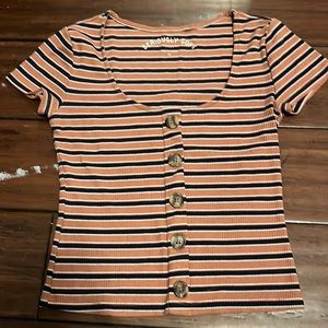 Cropped AéRopostale striped top